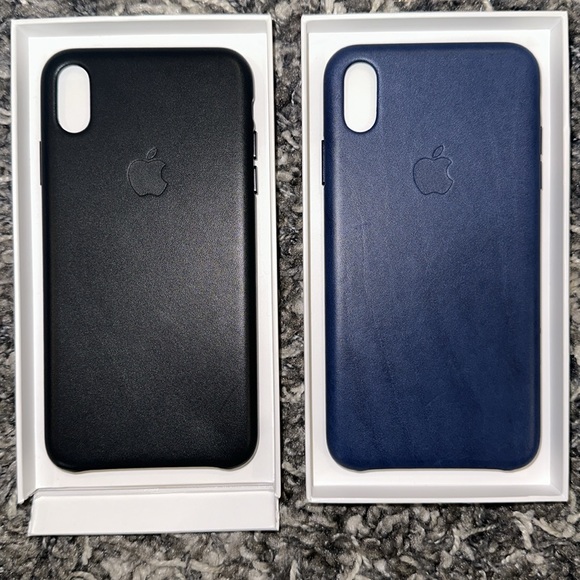 New *BUNDLE* APPLE iPhone XS Max Leather Cases - Picture 5 of 5